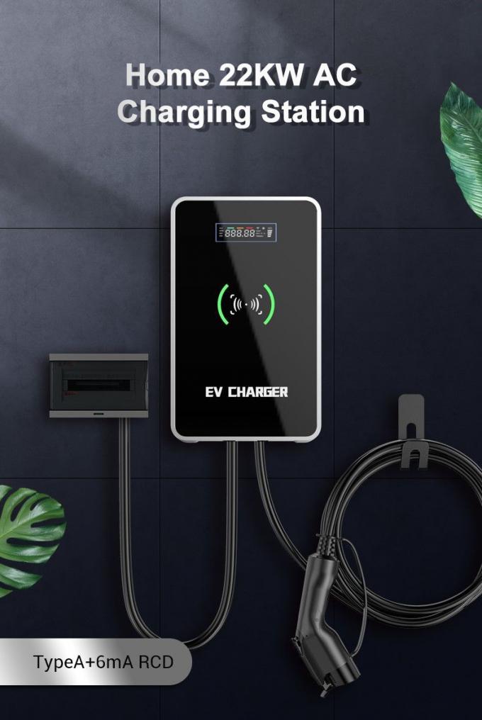 32 Amps AC EV Charging Station GB/T 22KW Electric Vehicle Charger
