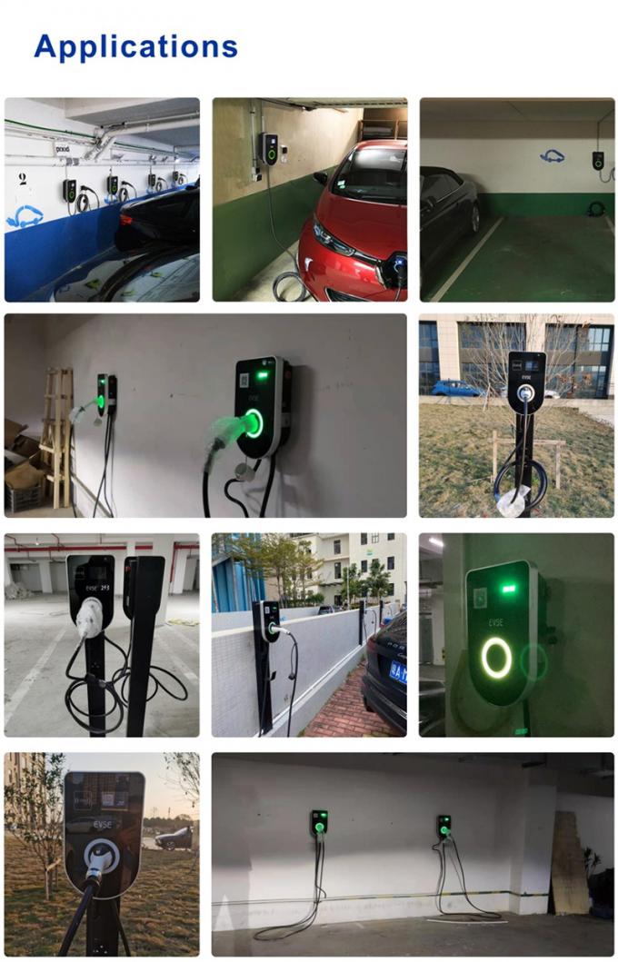 SAE J1772 Electric Vehicle Home Charger 3 Phase 22KW EV Charging Station