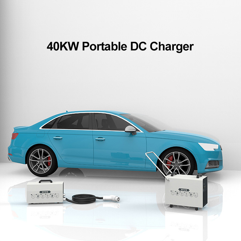 40KW Portable Chademo Charger CE Mobile EV Charging Service