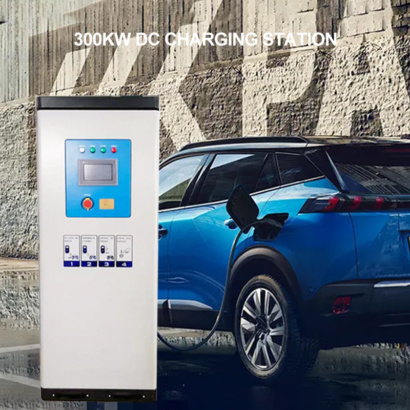300 Kilowatt Electric Fast Charging Stations Single Gun Commercial