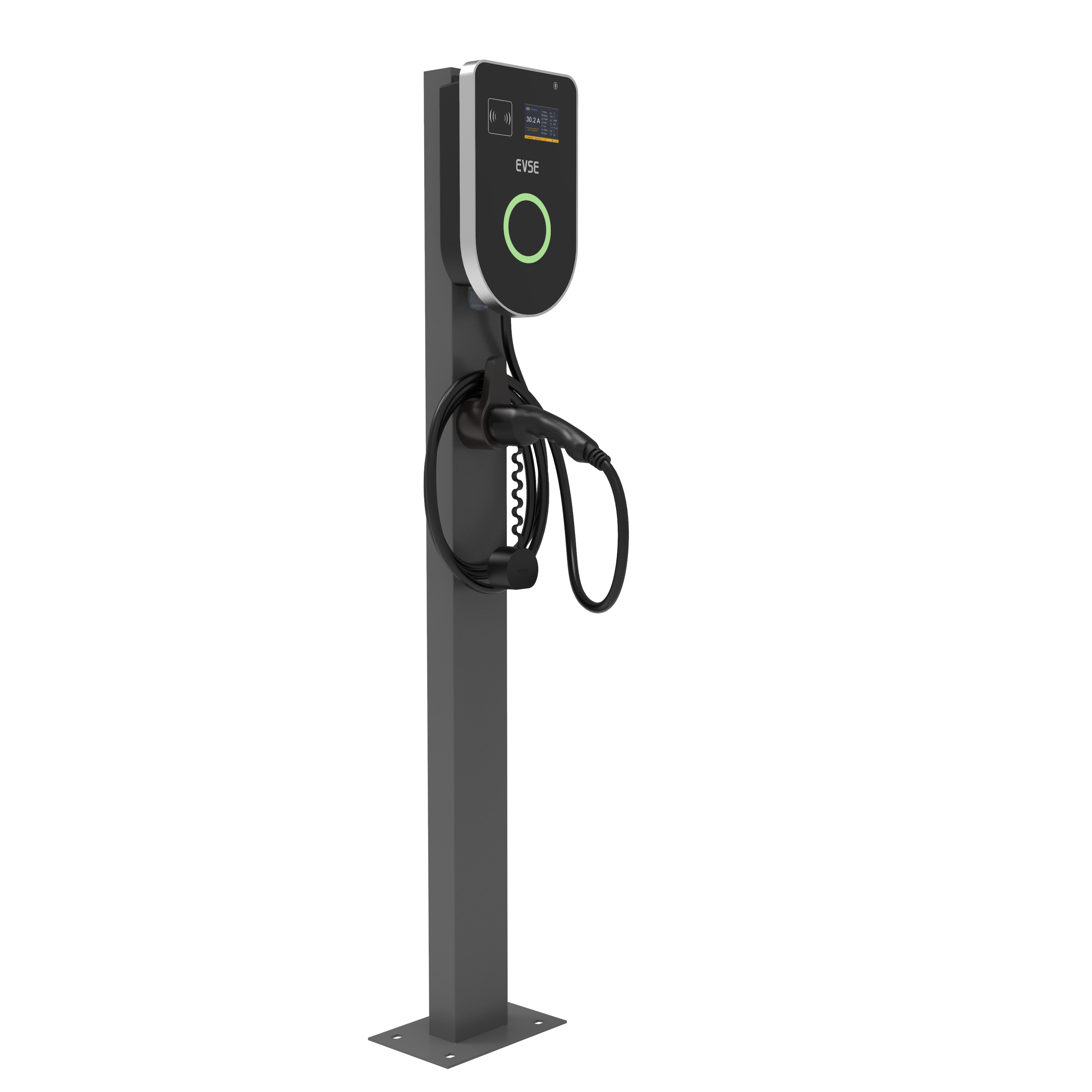 220v Commercial Electric Car Charging Stations 50Hz 7KW EV Home Charger